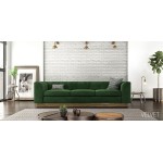 Τριθέσιος καναπές Velvet sofa 277 Καναπές